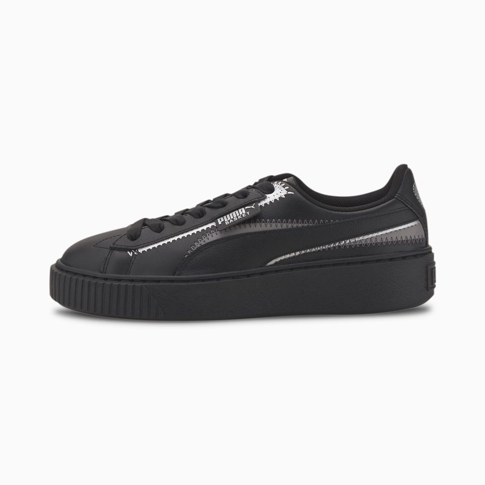 Puma Platform Mixed Női Sportcipő - Fekete ( Hungary - SOEWH3950 )
